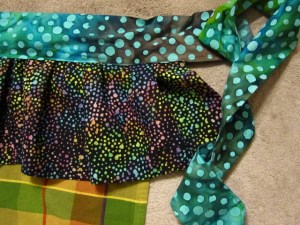 Apron number 2 Close up of the fabric